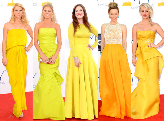 Yellow Prom Dresses â€“ Inspired by 2012 Emmy Fashions